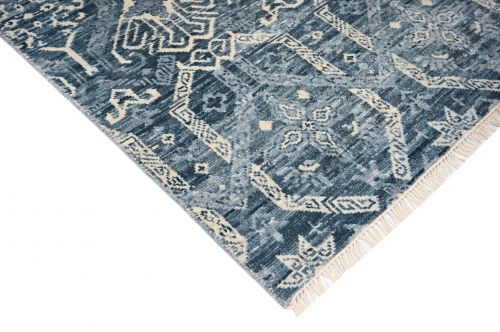 Hand Knotted Oushak Rug 9'0